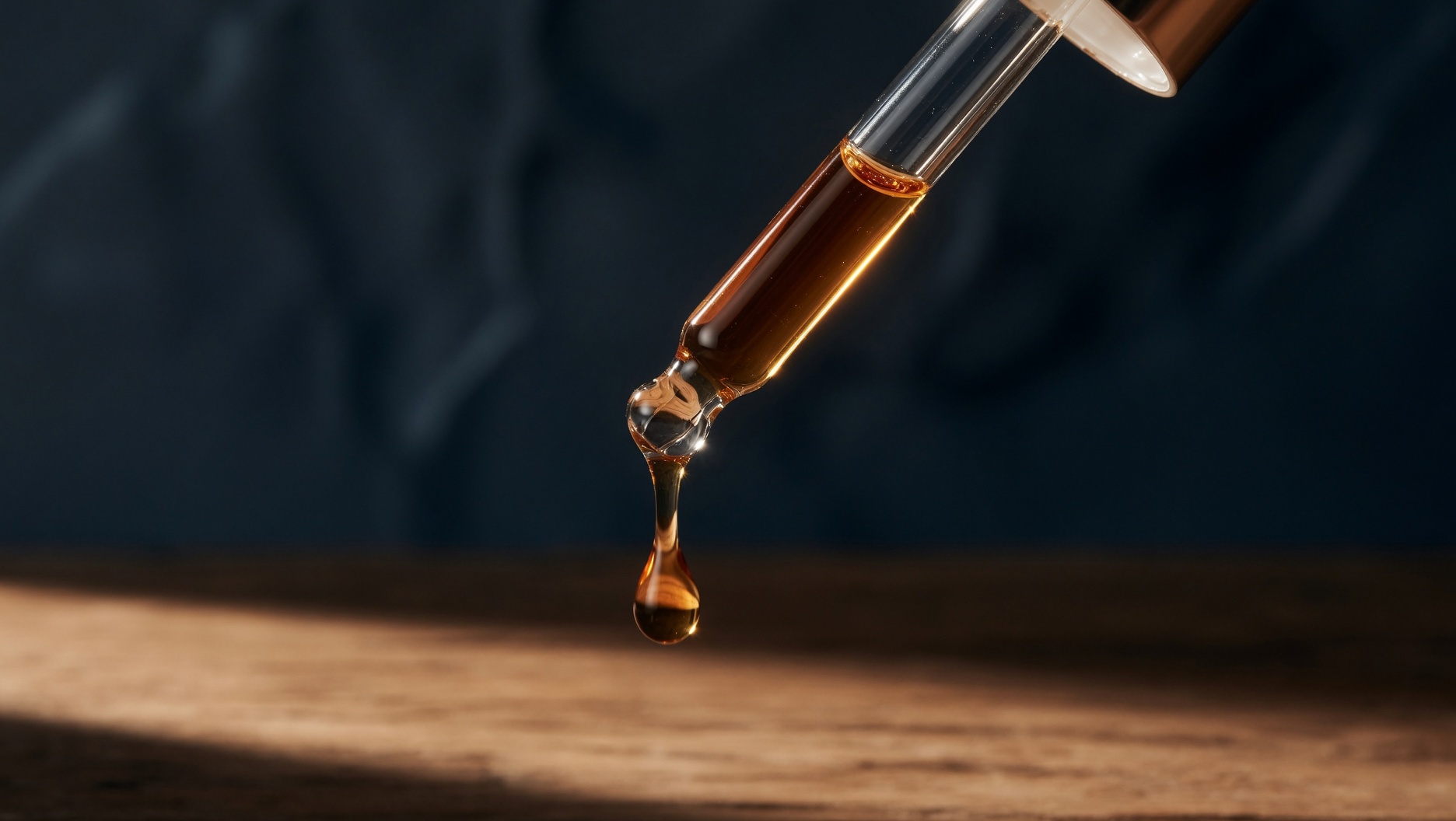 Sulwhasoo First Care Serum dropper showing amber-toned essence with herbal extract